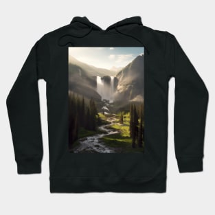 Waterfall in Nature Hoodie